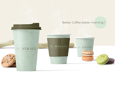 Le Mirage Café Brand Identity