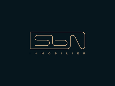 SBN Monogram branding design identity immobilier logo mark monogram sbn sbn