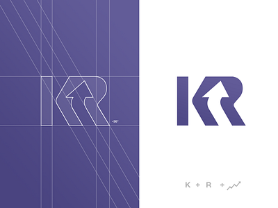 KR Monogram branding design logo logotype mark monogram typo