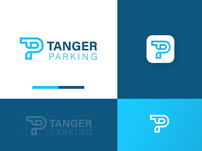 Tanger Parking logo branding design logo logotype mark monogram