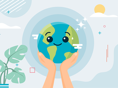 Earth Day - Amendis animation earth graphics illustration illustrations motion