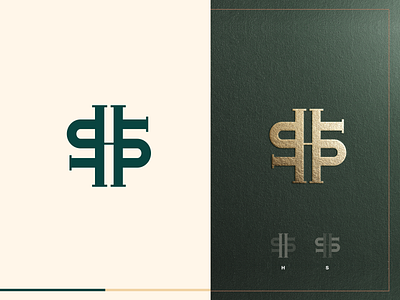 SH - Monogram brand branding design logo logotype mark monogram typography vector