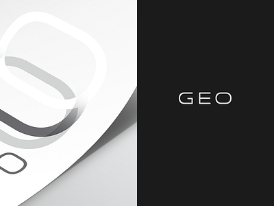 Geo font mockup poster proportional