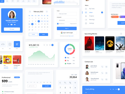 UI Components components minimal style guide ui