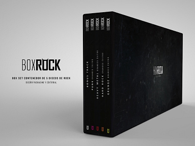 Boxrock branding diseño editorial design packaging typography