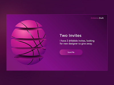 Dribble Invites animation dribbble first invate ios ui ux web