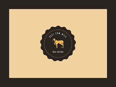 Desi Cow Milk Logo android animation app branding colour design dribbble flat icon illustration ios lettering logo minimal typography vector web