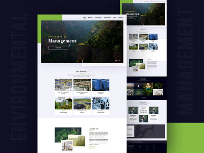 Environmental Management Website Design