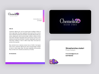 Branding branding chemelion design