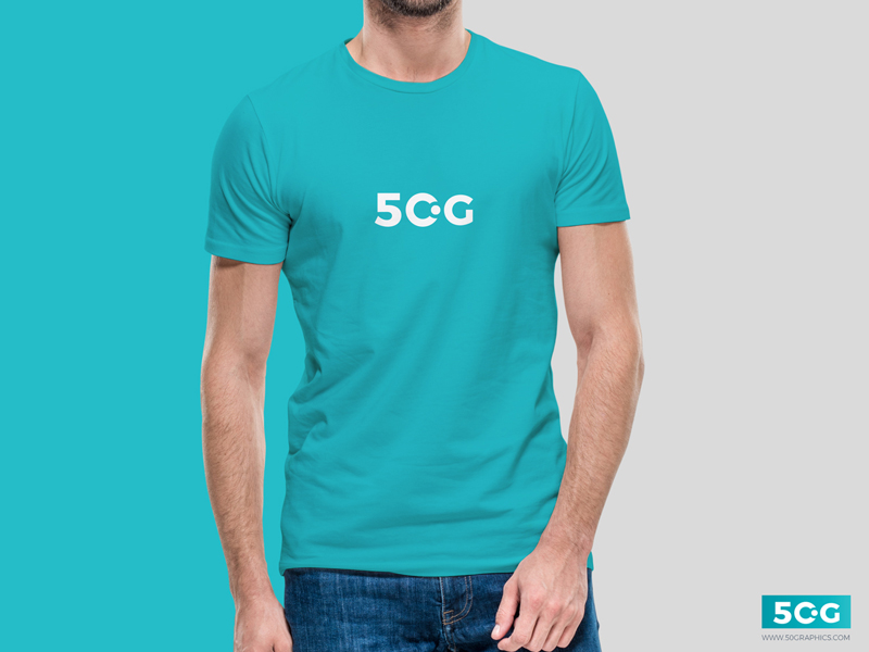 Download Free Young Man Wearing T-Shirt Psd Mockup by 50 Graphics ...