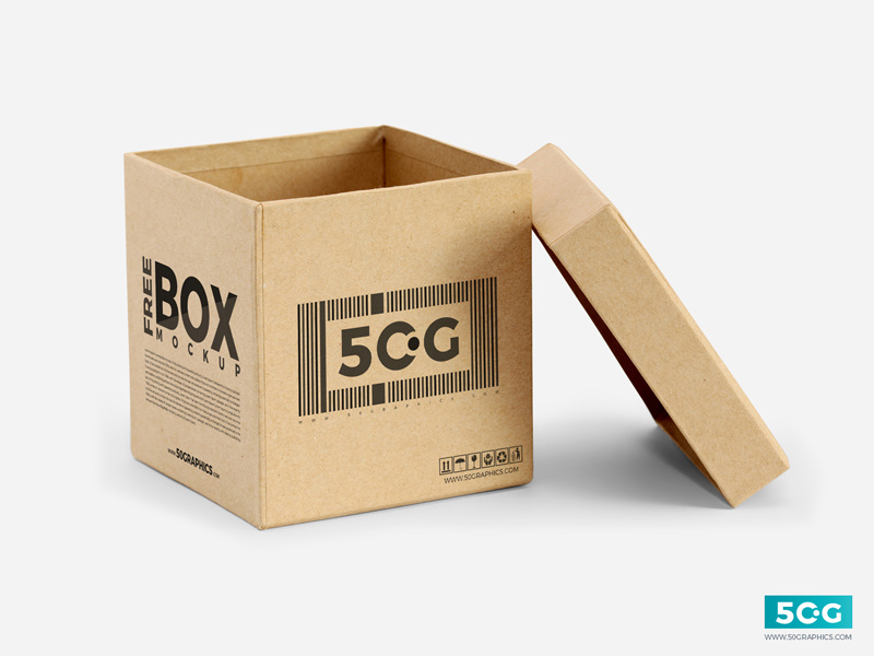 Free Open Box PSD Packaging Mockup by 50 Graphics on Dribbble