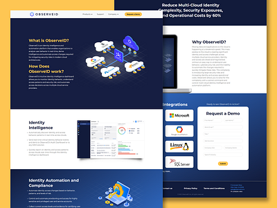 ObserveID webflow website design + development