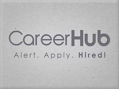 CareerHub Logo apply brand career customer hub identity job logo web website