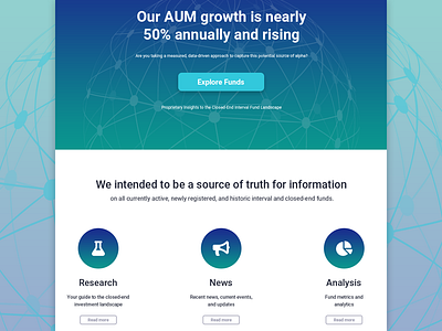 Interval Funds - glimpse of home page bootstrap css design fund html photoshop ui ux web website