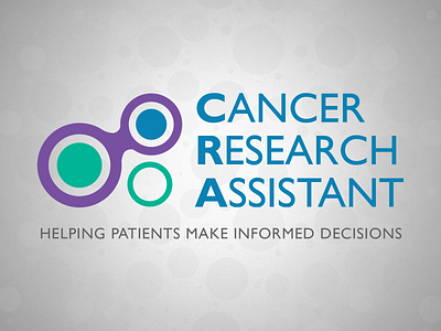 Cancer Research Assistant Logo Design brand branding cancer design font identity logo photoshop web website