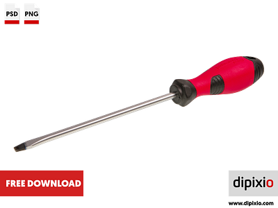 Red black screwdriver