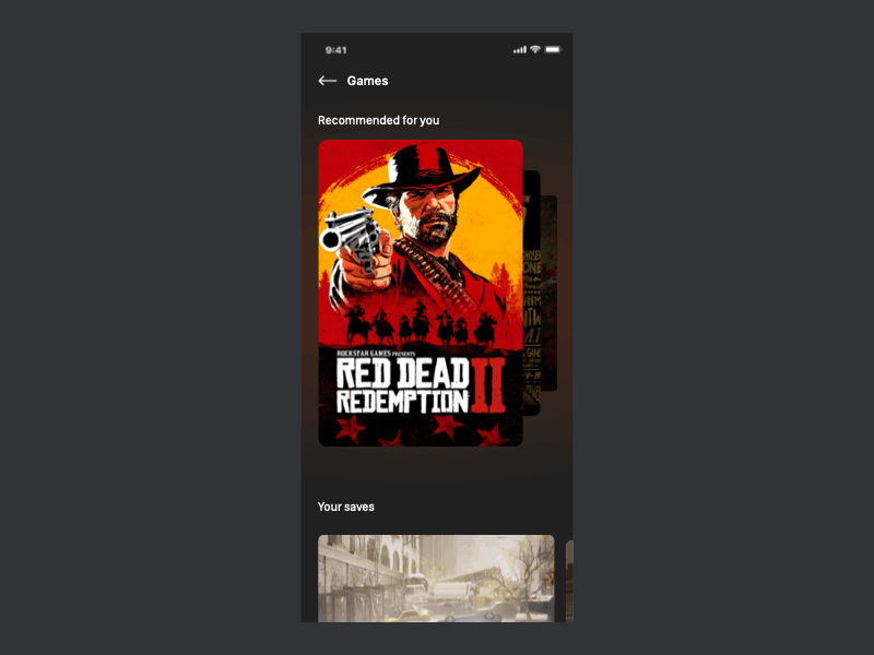 XBOX ONE app animation app design gaming hitman principle red dead redemption ui ux xbox