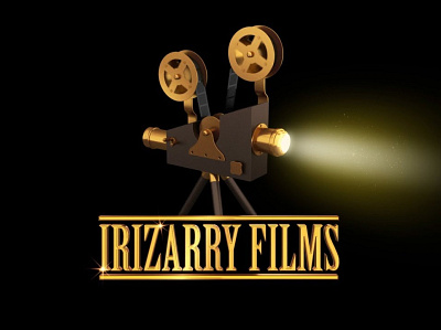 Irizarry Films 3D Logo Animation 3d animation intro logo logo animation logotype opener reveal stinger