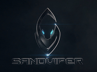 Sandviper Fire 3D Logo Animation