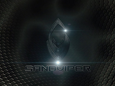 Sandviper 3D Logo Animation 3d animation intro logo logo animation logotype opener reveal stinger