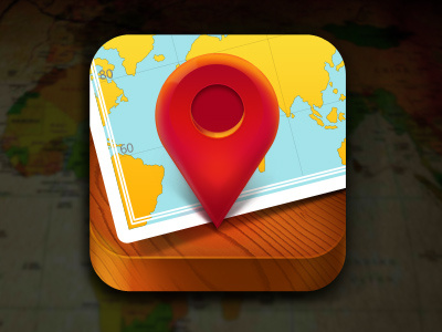 Navigator icon ios map navigator point