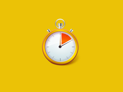 Stopwatch clock icon stopwatch time web yellow