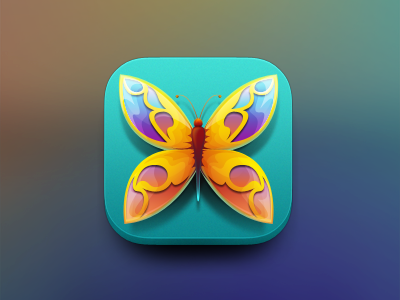 Butterfly beauty butterfly icon ios jewellery