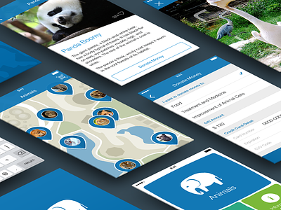 Zoo app 7 animal app donate ios map payment ui ukraine zoo
