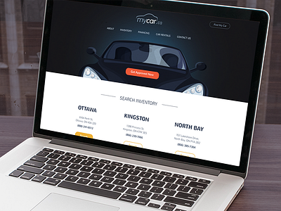 Home page banner car flat home illustration landing page ui ukraine web