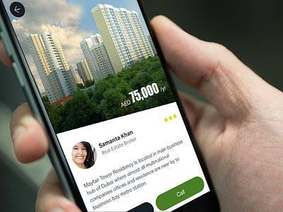 Real Estate App app call contact dubai flat interface ios ios design real estate ui ukraine ux