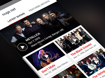 Music app — nugs.net