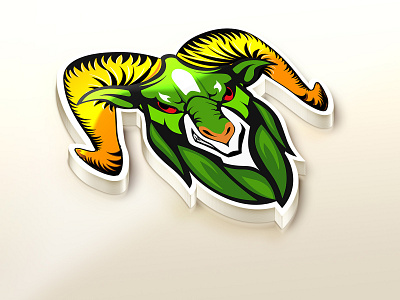 I Love 3d Logo Mock Up