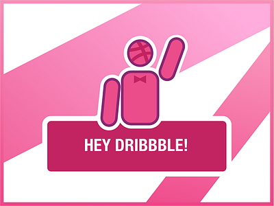 Hey Dribbble! debut dribbble first hello