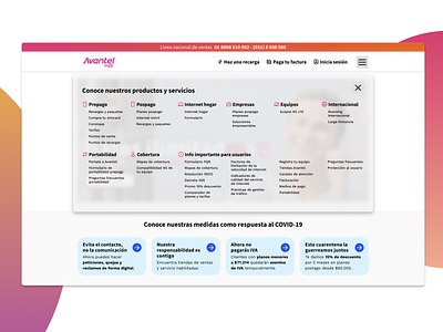 Avantel Web Redesign