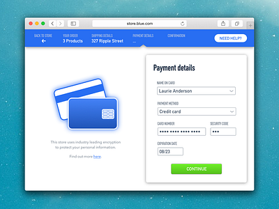 Credit Card Checkout button daily ui design interface sketch ui