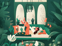 Greenhouse girl by Eva小春天 for VisualMaka on Dribbble