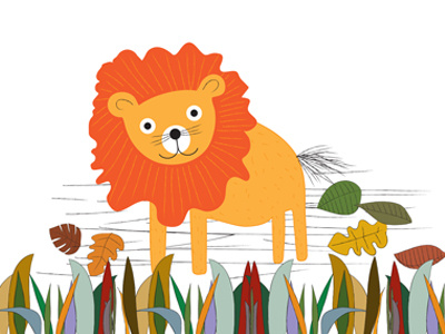 Lion animal cartooning childrensbooks drawing illustration kidsillustration