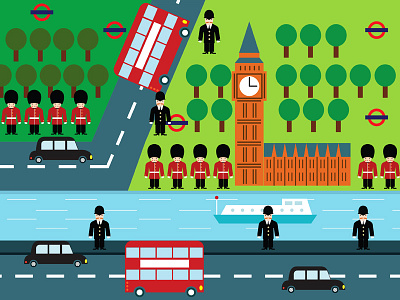 London City art british city drawing graphic design illustration london sketch