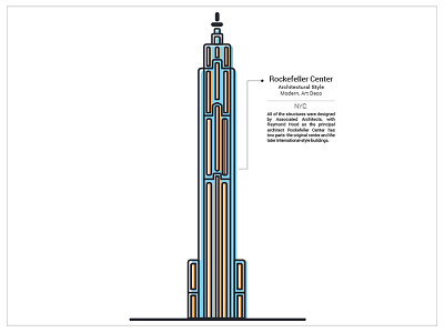 Rockefeller Center cities digitalillustration drawing graphicdesign illustration illustration art illustration design sketch