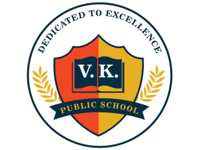 V K School logo