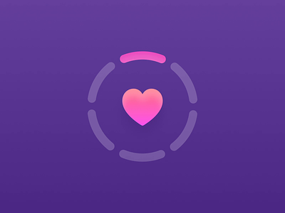 Heart Progress Bar Animation after effects animation animation 2d animation after effects animation design app design heart illustration loop loop animation minimal mobile app product design progress progress bar simple ui uiux ux