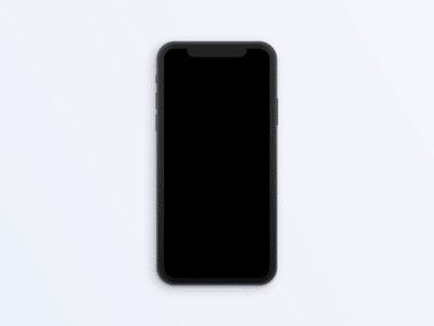 iPhone X Screen Unlocking Animation