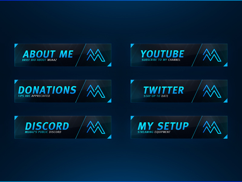 Twitch Panels Free Download