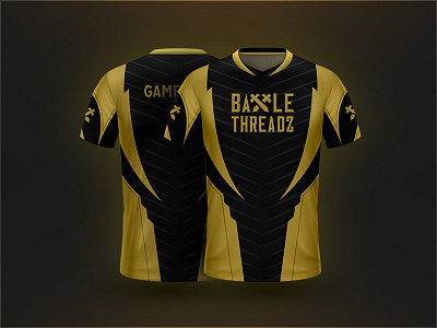 Cricket Jersey Design Black with yellow