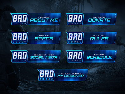 Livestream Twitch Panels V3