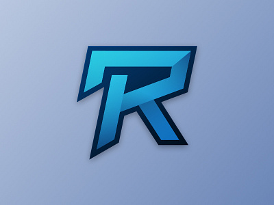 Letter R Logo - Rondy 3d esports gradient identity letter logo mascot ribbon