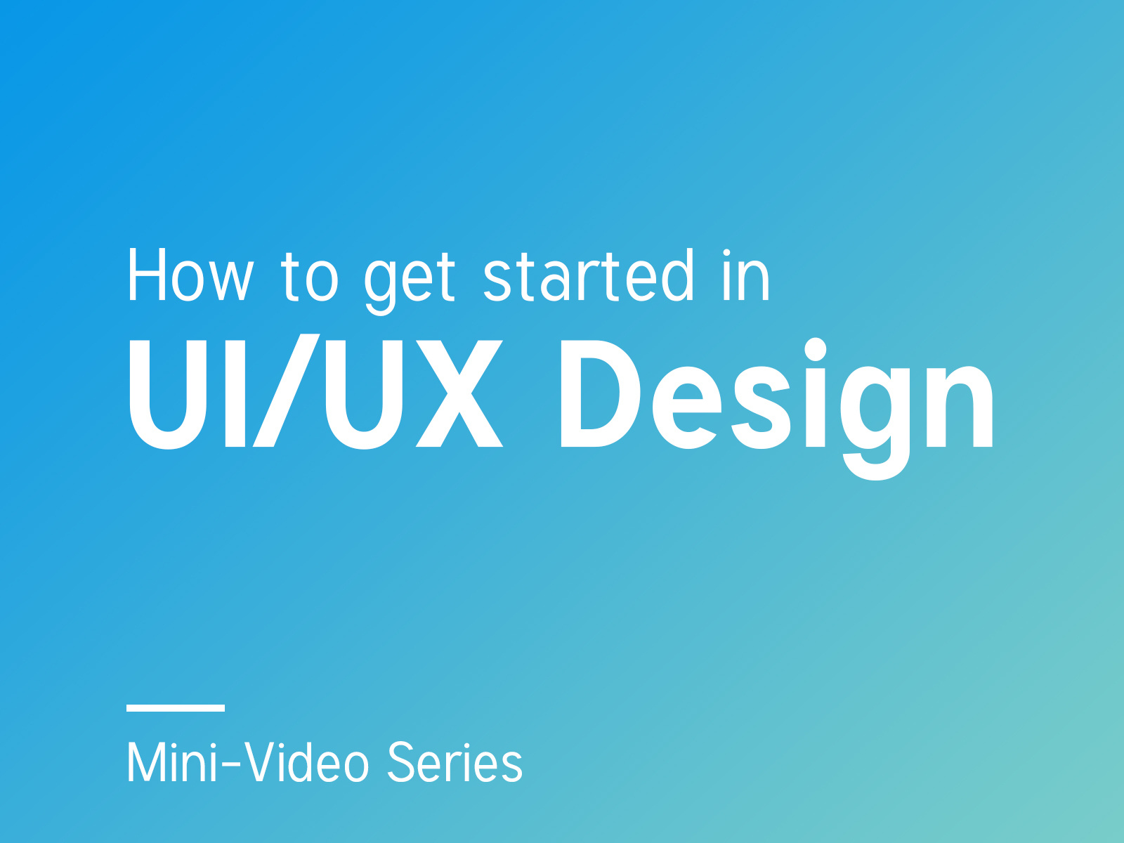 How to get started in UI/UX Design by Chethan KVS on Dribbble