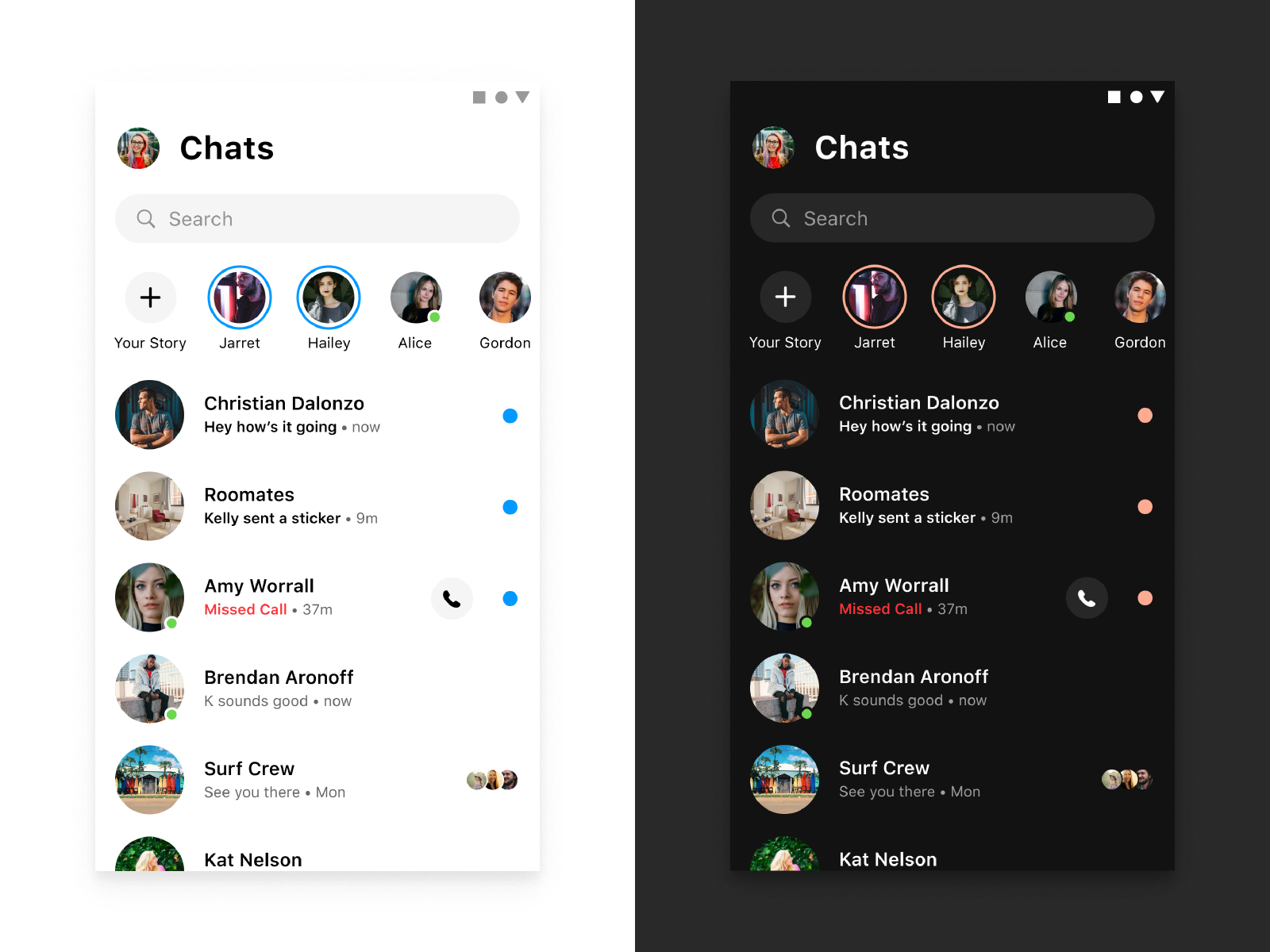 Facebook Messenger The Ultimate Guide to Designing Dark Theme by