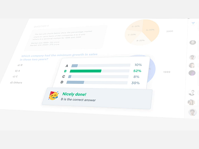 Unacademy Plus Promo analytics animation chart chat class classroom college emoji emojis graphic live messaging polls promo students survey teachers trailer uidesign video