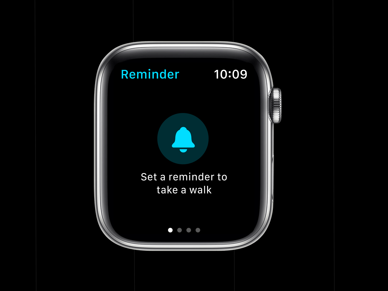 Apple Watch App Concept - Setting a Reminder by Chethan KVS on Dribbble